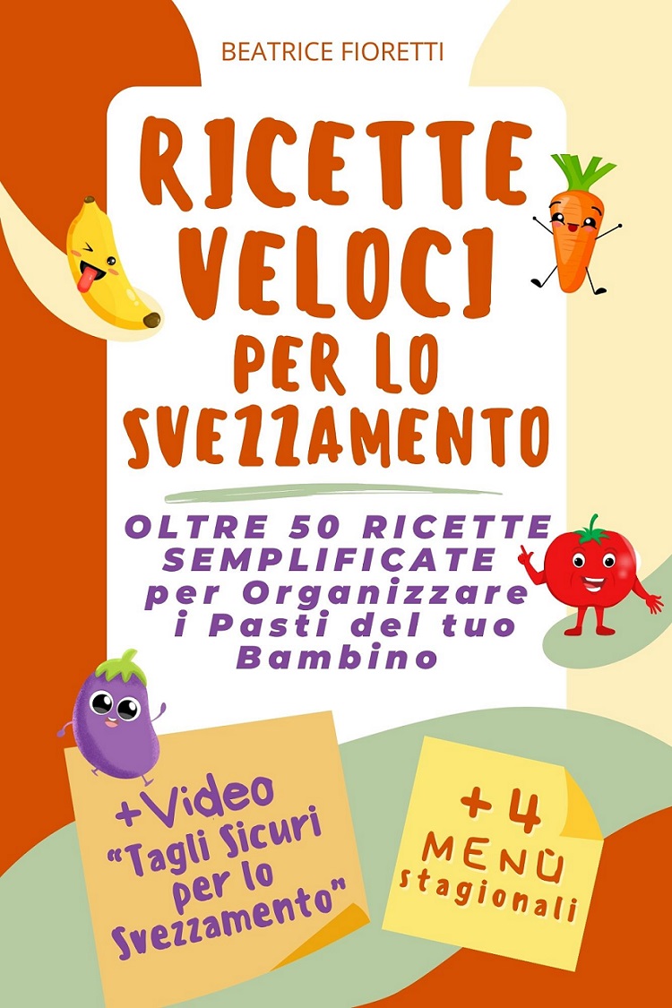 copertina libro ricette veloci per lo svezzamento
