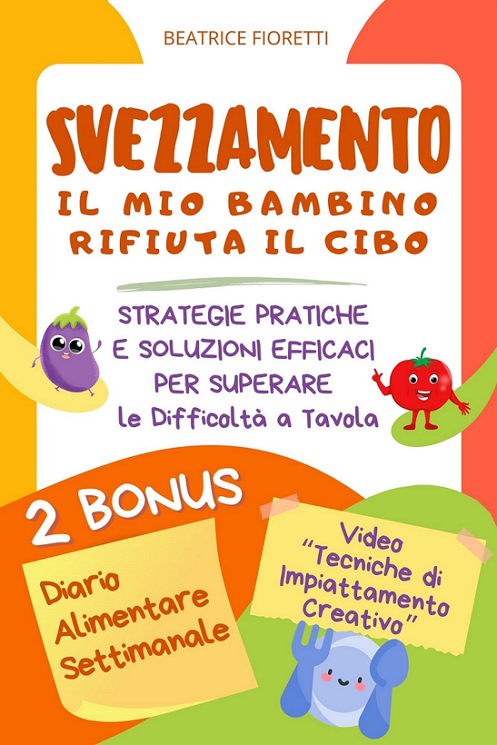 copertina libro svezzamento il mio bambino rifiuta il cibo