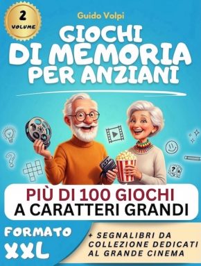 copertina libro giochi di memoria per anziani volume 2
