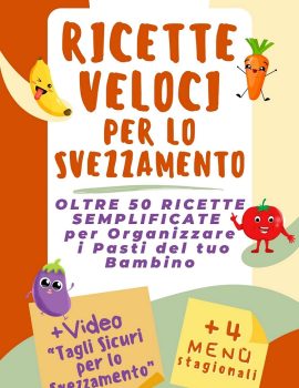 copertina libro ricette veloci per lo svezzamento