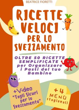 copertina libro ricette veloci per lo svezzamento